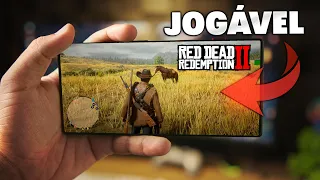 ZEREI A VIDA!! RED DEAD REDEMPTION 2 RODANDO NO CELULAR OFFLINE!! O FUTURO REALMENTE CHEGOU