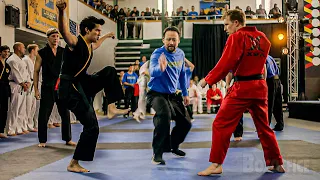 Les premiers combats du tournoi de karaté | Cobra Kai | Extrait VF