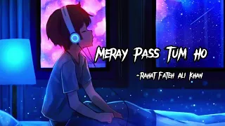 Meray Paas Tum Ho - Lofi - Rahat Fateh Ali Khan - (Slowed + Reverb)