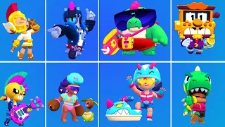 BRAWL STARS JUNE UPDATE NEW BRAWLERS AND SKINS ANIMATION