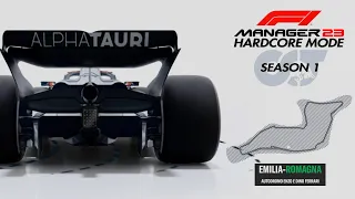 F1 Manager 23 Hardcore [Alpha Tauri]: S1/R06 - Imola
