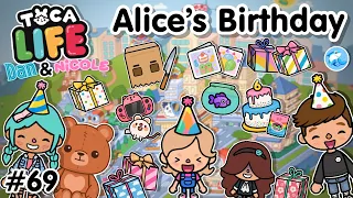 Toca Life City | Alice’s Birthday 🎉 #69 (Dan & Nicole Series) | Toca Boca