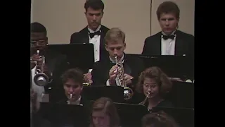 VSC Concert Band Performance, March 12, 1990