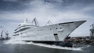 The largest in-build yacht in the Netherlands launched! The Amels 120 Full Custom