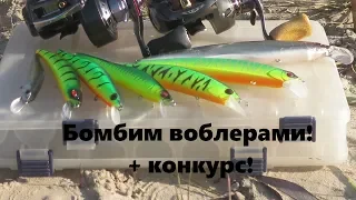 Daiwa-Shimano-Abu. Забрасываем воблеры. Конкурс!