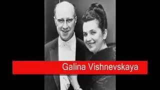 Galina Vishnevskaya: Mussorgsky - Songs and Dances of Death, 'Serenade'