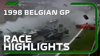 Formula One 1998 Belgium Grand Prix with modern graphics