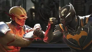 Injustice 2 : Reverse Flash Vs Batman - All Intro/Outros, Clash Dialogues, Super Moves