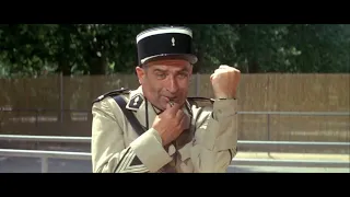 Le Gendarme de Saint-Tropez (1964) // Entrainement musclé ! (Louis de Funès)