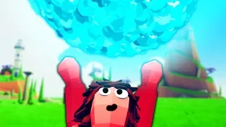 I Fight with *NEW* GOD POWERS and Make a SPIRIT BOMB! - (TABS) Totally Accurate Battle Simulator