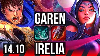 GAREN vs IRELIA (TOP) | 6k comeback, Dominating | KR Master | 14.10