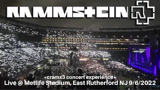 Rammstein LIVE @ Metlife Stadium New Jersey September 6th 2022 *cramx3 concert experience*