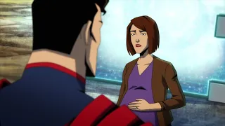 Superman Meets A Pregnant Lois | Injustice Animated Movie