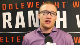 Justin Gaethje outlines his future plans while addressing media at WSOF 30