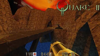 Quake 2 (Yamagi port + Neural Upscale + Reshade) - Outlands | 4K/60