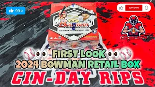 2024 Bowman Baseball Retail Box Rip!! First Look. Bangers incoming! #bowman #mlb #baseball #rookie