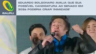 Eduardo Bolsonaro acredita na vitória de Javier Milei e diz que candidato é parecido com Bolsonaro