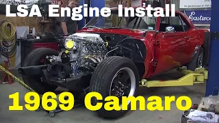 Supercharged LSA Engine Install 1969 Camaro "Lou's Change" Video V8TV