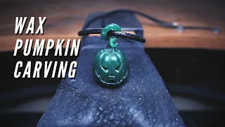 Carving a Pumpkin Pendant - Lost Wax Jewelry