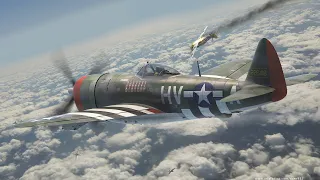 P-47D Thunderbolt vs FW-190D-9. Схватка двух якодзун