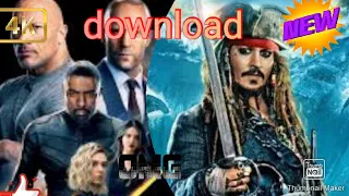 only Hindi dubbed How to download( hobbs&shaw) (pirates of Caribbean 5)train to Bhusan horror