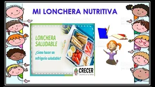 ✨¿QUÉ ES UNA LONCHERA NUTRITIVA O SALUDABLE?✨