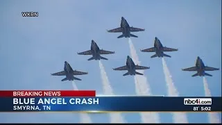 One dead after Blue Angels’ jet crashes in Tennessee