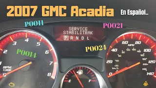 2007 GMC Acadia Service Stabilitrak - No Traction Control - En Español Parte 1