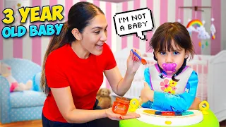 TREATING Our 3 Year Old DAUGHTER like a BABY To See Her REACTION!! | Jancy Family