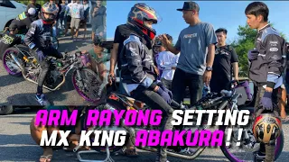 ARM RAYONG SETTING MX-KING ABAKURA⁉️