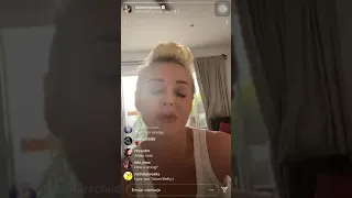 Rose Mcgowan - Respond to a HATER !! QUEEN 👑 (Instagram live)