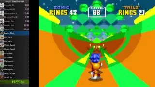 Sonic the Hedgehog 2 Speedrun: 34:54 All Chaos Emeralds [WR]