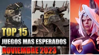 PRÓXIMOS NUEVOS JUEGOS Más ESPERADOS de NOVIEMBRE 2023 - PS4 PS5 Xbox One Series XS PC Switch