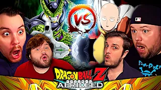 Reacting to DBZ Abridged Cell VS Without Watching Dragon Ball Z