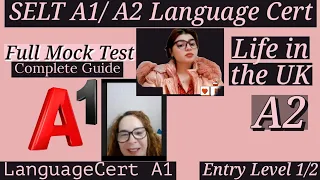 LanguageCert A1 International ESOL SELT A1/A2  Speaking & Listening|| Full Test || Complete guide