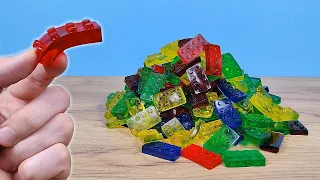 ¿QUE PODEMOS CONSTRUIR con CUBOS DE GELATINA LEGO?