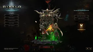 Diablo3 Season 25 Day 1 GR 112 Para 700 Rend WW Barb!!!!Solo Play Only