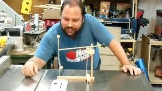 Kinetic Tetherball desk toy (Codename: H.A.T.S.) - Woodworking project