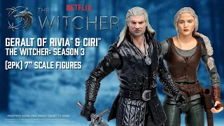 NEW Netflix The Witcher™ Season 3 (2 - Pack) 7" Scale Figures. | Action Figure Showcase