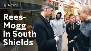 Jacob-Rees Mogg in South Shields - painting the town blue?