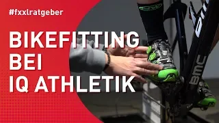 Bikefitting bei IQ athletik mit dem MTB