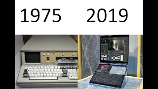 Evolution of Laptops Portable Computers 1975-2019