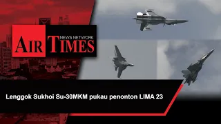 Lenggok Sukhoi SU-30MKM pukau penonton LIMA 2023