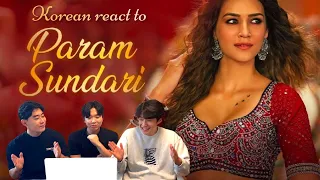 Korean react to Param Sundari ❤️‍🔥 / CHANNEL RAID