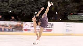 Karen Chen performs to Marian Hill, Whitney Houston at the 2022 Providence Tree Lighting (13 of 16)