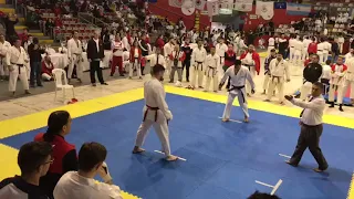 Sensei Marco Buendia vs Sensei Rodrigo Rojas (campeón mundial JKA)