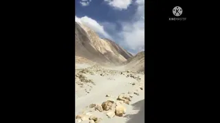 Accident | Bike Slip | On the way to Pangong | Ladakh experience | Memories #ladakh #waytopangong