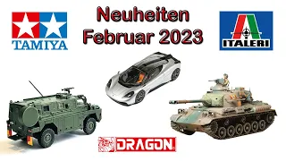 Tamiya, Dragon und Italeri Modellbau Neuheiten | Februar 2023