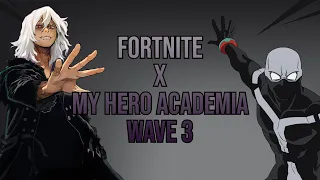 Fortnite x My hero academia Wave 3 Leaked