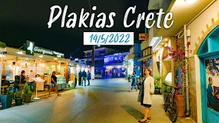 Crete Greece, Plakias, Walking tour 4k || Kreta 2022